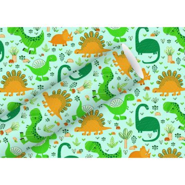 Papier cadeau "Funny Dinos" avec dinosaures amusants | jourdefete.com Papier cadeau "Funny Dinos" avec dinosaures amusants | jourdefete.com