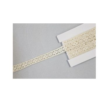 Ruban de Dentelle Ivoire - 12mm x 3m Ruban de Dentelle Ivoire - 12mm x 3m