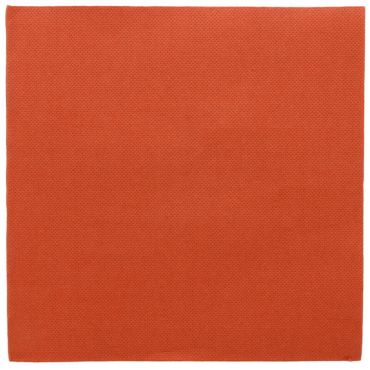 50 serviettes microgaufrées couleur terracotta de 38 x 38 cm dépliées 50 serviettes microgaufrées couleur terracotta de 38 x 38 cm dépliées