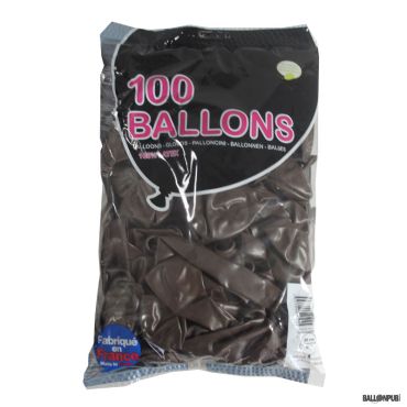 100 Ballons de Baudruche couleur Chocolat 100 Ballons de Baudruche couleur Chocolat