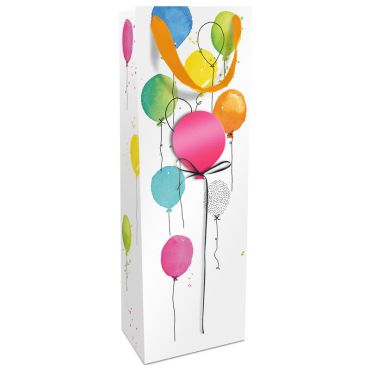 Sac cadeau pour bouteille motif ballons multicolores | jourdefete.com Sac cadeau pour bouteille motif ballons multicolores | jourdefete.com