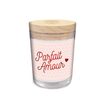 Une bougie en verre pour fêter la Saint-Valentin | jourdefete.com