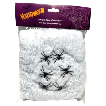 Optez pour cette sublime toile d'araignée blanche avec ces 6 araignées | jourdefete.com Optez pour cette sublime toile d'araignée blanche avec ces 6 araignées | jourdefete.com
