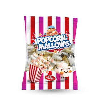 Guimauves Popcorn Mallows au design cinéma, sachet festif pour enfants | jourdefete.com Guimauves Popcorn Mallows au design cinéma, sachet festif pour enfants | jourdefete.com