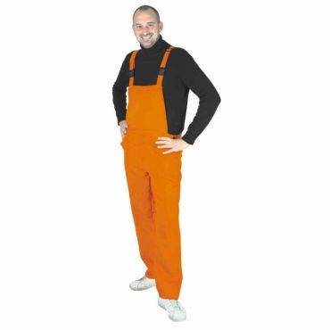 Salopette Orange Fluo Adulte - Taille Unique Salopette Orange Fluo Adulte - Taille Unique