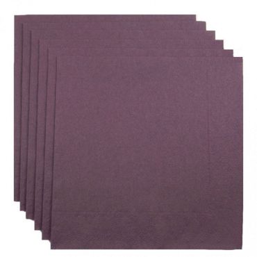 100 Serviettes Ouate de Cellulose - Prune 100 Serviettes Ouate de Cellulose - Prune