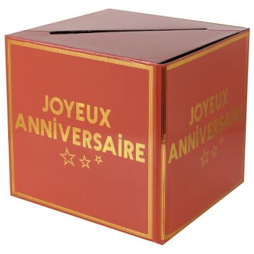 Une splendide tirelire avec écrit "Joyeux Anniversaire" de couleur terracotta | jourdefete.com Une splendide tirelire avec écrit "Joyeux Anniversaire" de couleur terracotta | jourdefete.com