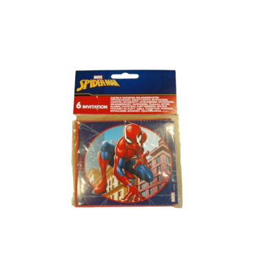 6 cartes et enveloppes invitation anniversaire spiderman 6 cartes et enveloppes invitation anniversaire spiderman