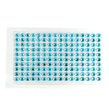 Strass Autocollants Turquoise - 160 Pièces Strass Autocollants Turquoise - 160 Pièces