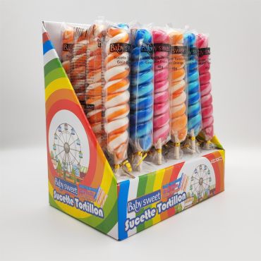 Sucette Tortillon colorée de Baby Sweet | jourdefete.com Sucette Tortillon colorée de Baby Sweet | jourdefete.com