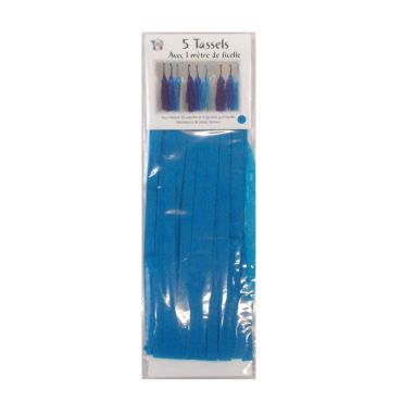Guirlande 5 tassels - Turquoise Guirlande 5 tassels - Turquoise