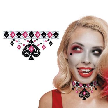 Un étrange collier pour vous déguiser en Harley Quinn | jourdefete.com Un étrange collier pour vous déguiser en Harley Quinn | jourdefete.com