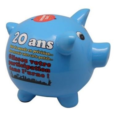 tirelire-cochon-20-ans | jourdefete.com tirelire-cochon-20-ans | jourdefete.com