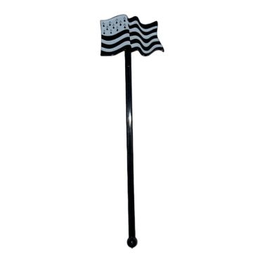 12 touilleurs drapeau breton en plastique 