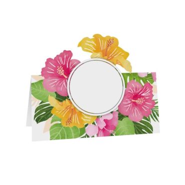 6 Marque-places - Fleurs Tropicales | jourdefete.com 6 Marque-places - Fleurs Tropicales | jourdefete.com