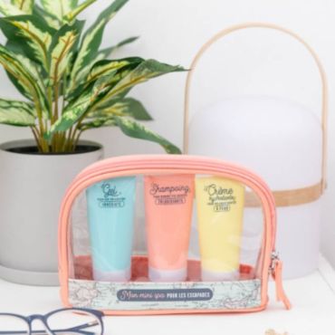 Trousse Kit de voyage - Mon mini Spa pour les escapades - Mr. Wonderful|JOURDEFETE.COM Trousse Kit de voyage - Mon mini Spa pour les escapades - Mr. Wonderful|JOURDEFETE.COM
