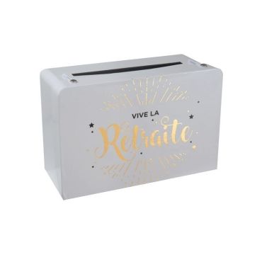 Urne Valise "Vive la Retraite" - Elégant Urne Valise "Vive la Retraite" - Elégant