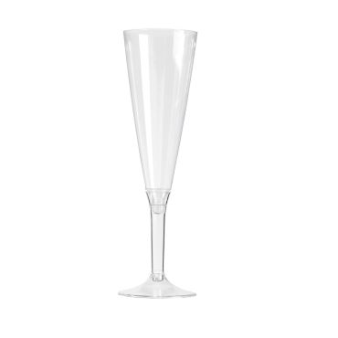 10 Flûtes à Champagne Plastique Pied "Crystal" 10 Flûtes à Champagne Plastique Pied "Crystal"