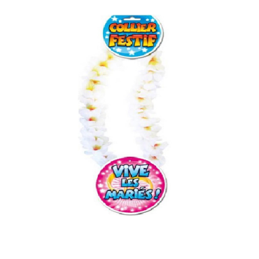 Collier Hawaï Vive les Mariés Collier Hawaï Vive les Mariés