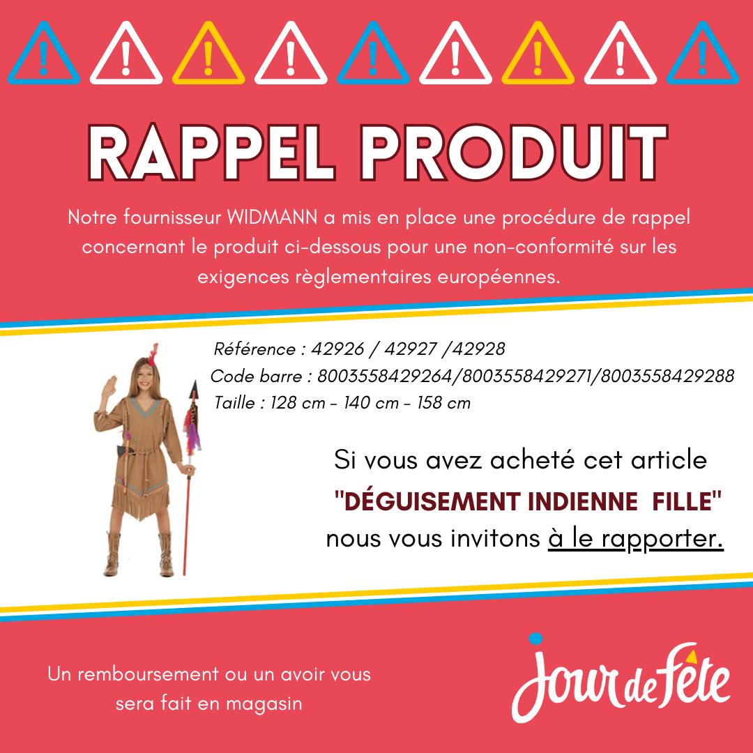 déguisement indienne non conforme