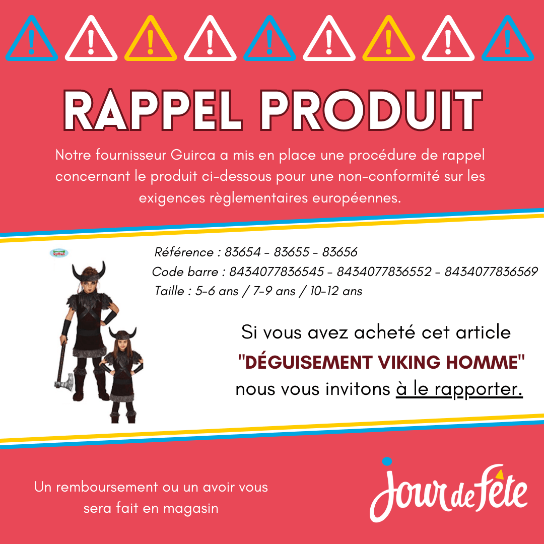 Déguisement non conforme de viking 
